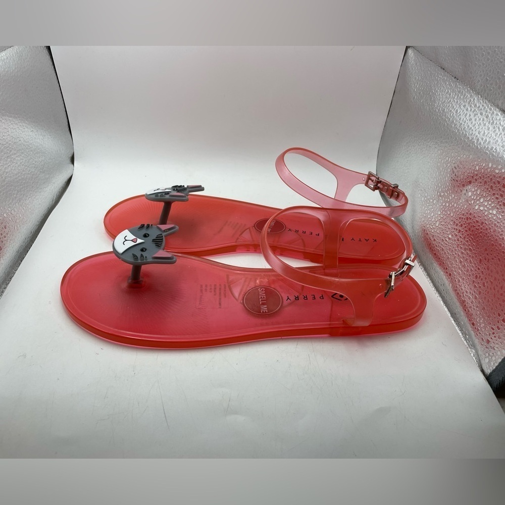 Katy Perry The Geli gray cat sandals size 11